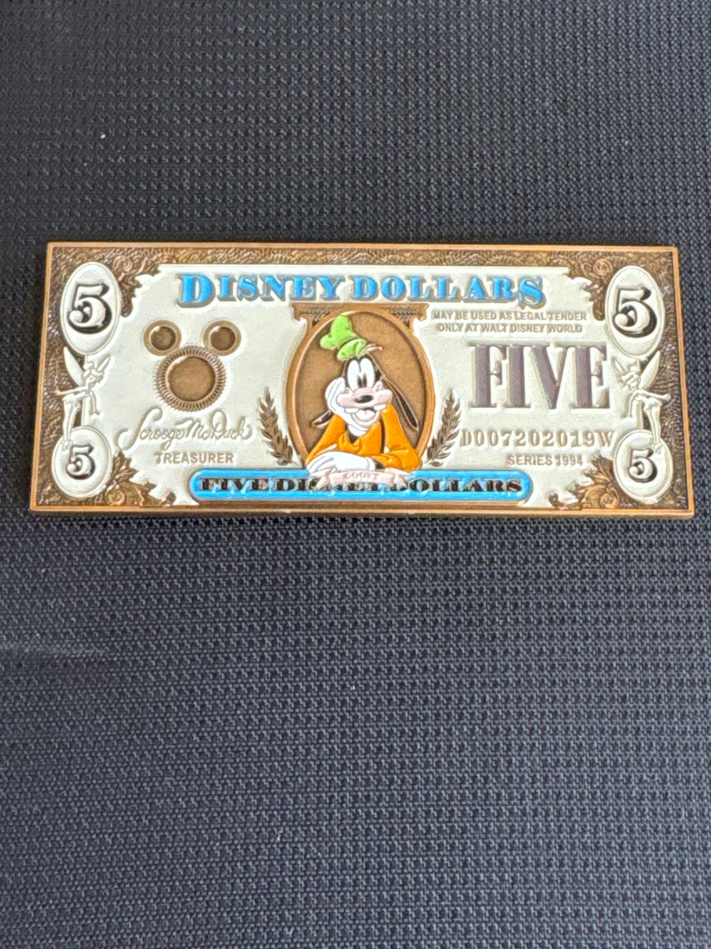 Disney $5 Disney Dollar