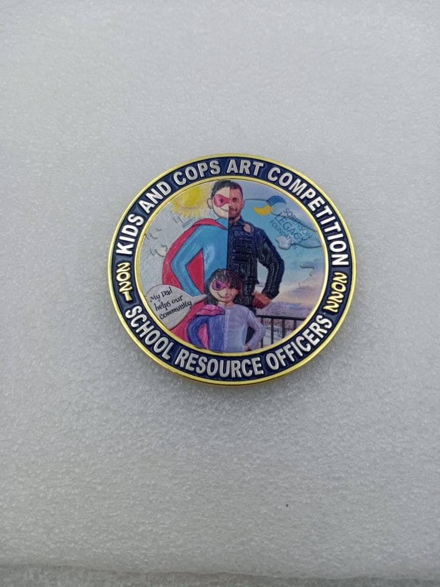 Unified Police Department Art Competition Coin