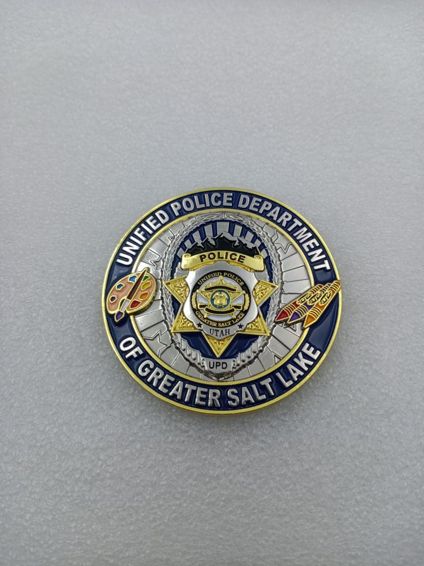 Unified Police Department Art Competition Coin