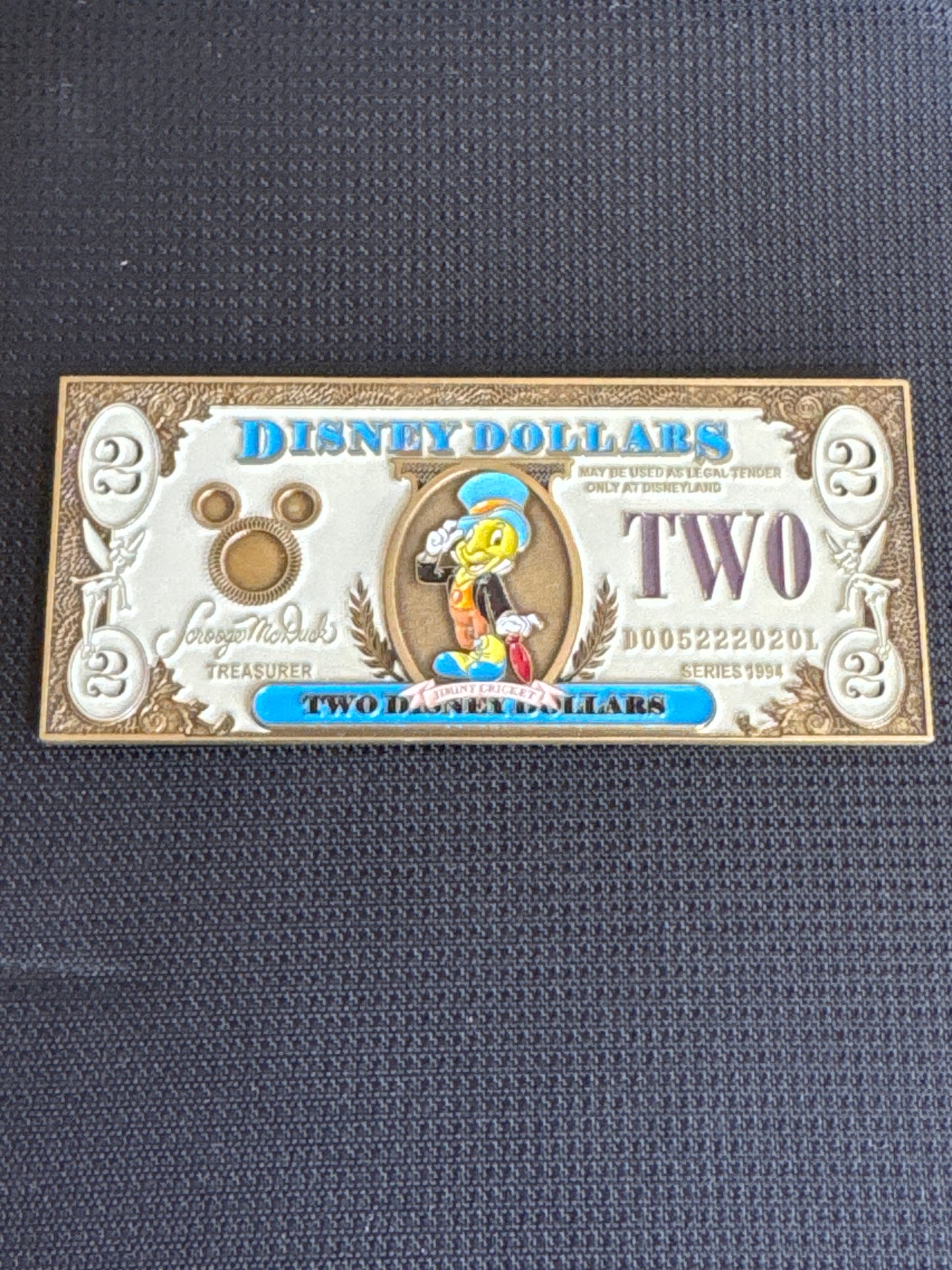 Disney $2 Disney Dollar