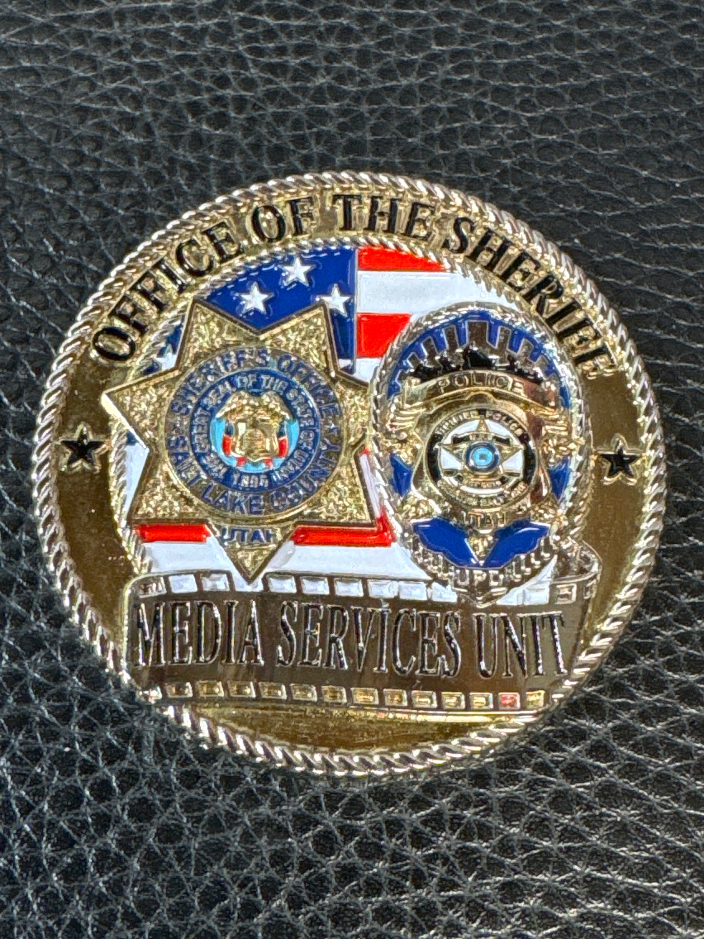 Unified Police Department Media Services Unit Coin