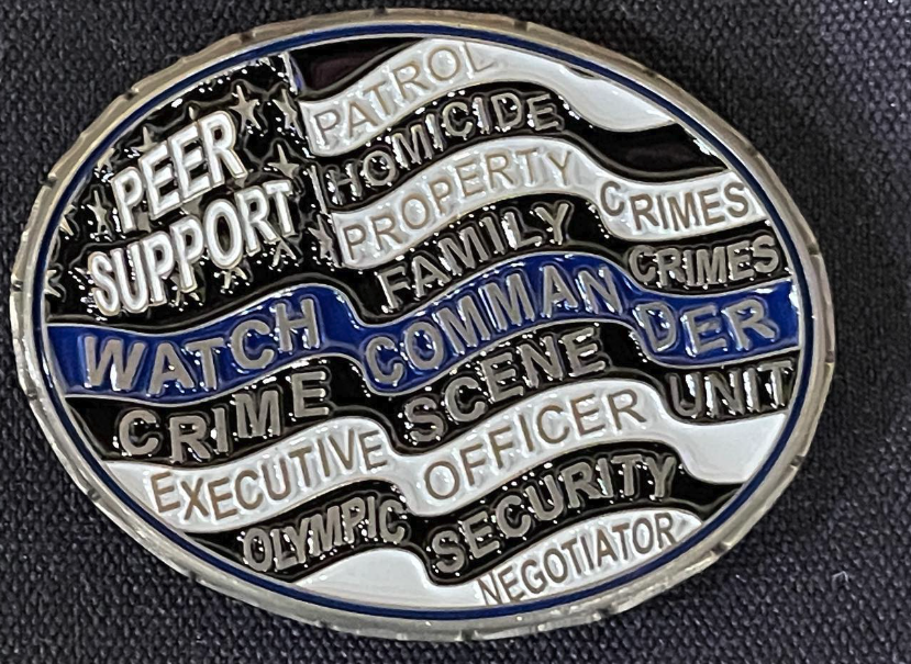 Lt. Manny Lassig Retirement coin