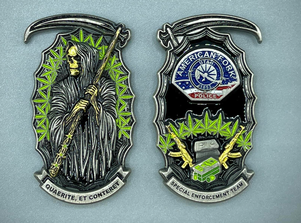 American Fork PD SET Challenge Coin