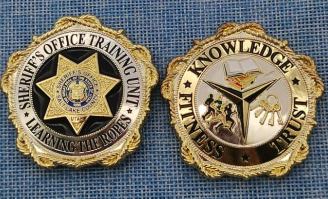 SLCO Sheriff Training Unit Challenge Coin