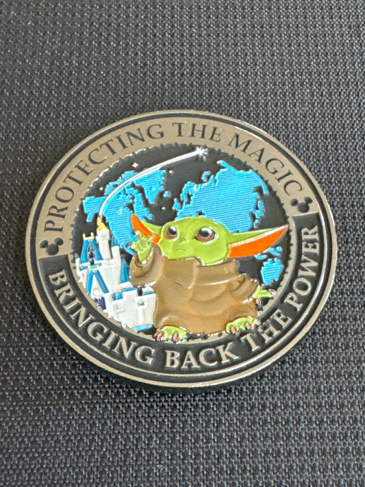 Disney Global Security Grogu Silver Version