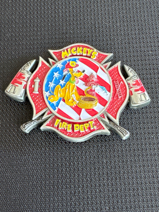 Disney Mickeys Fire Dept Pluto
