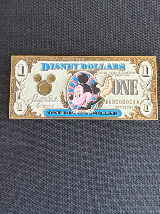 Disney $1 Disney Dollar