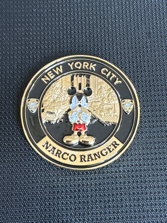 Disney New York City Narco Ranger Mickey Gold Version