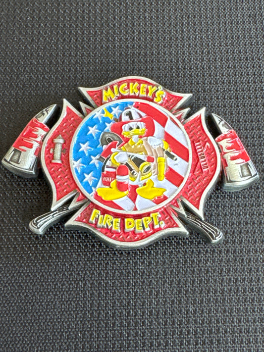 Disney Mickeys Fire Dept Donald