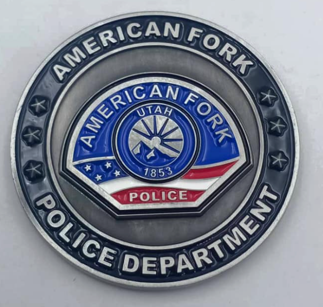 American Fork PD Patch Coin