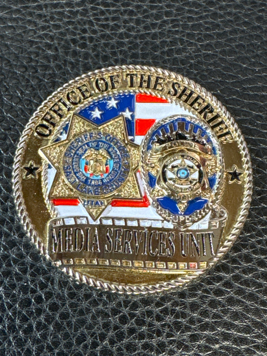 Unified Police Department Media Services Unit Coin