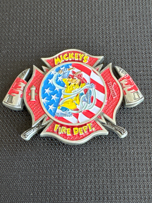 Disney Mickeys Fire Dept Goofy