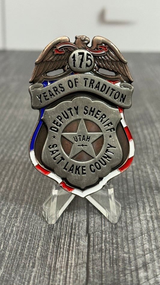 Salt Lake County Sheriff's Office 175 Year Coin - Misprint