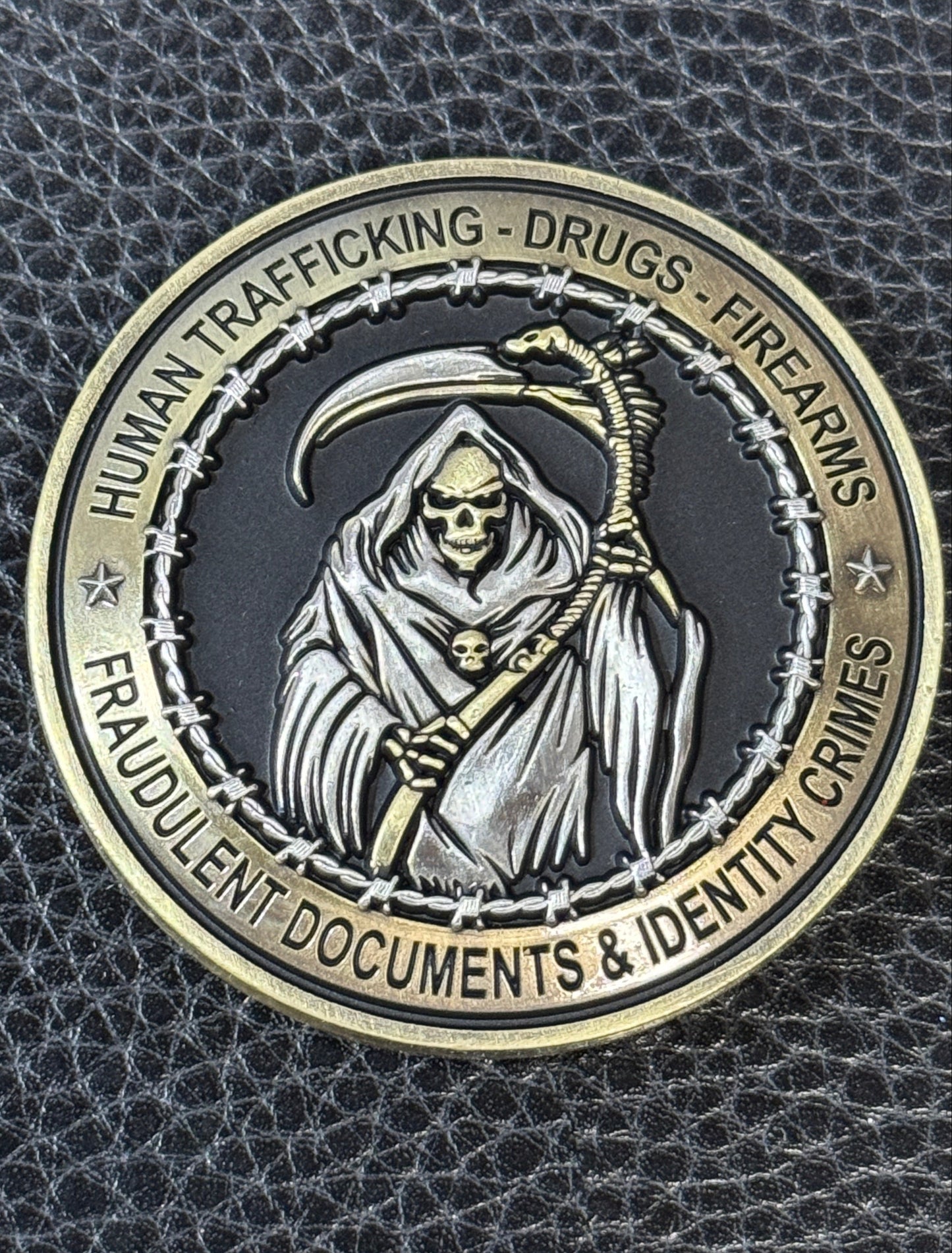 Utah Attorney Generals Office SECURE - Antique Gold/Second Version Challenge Coin