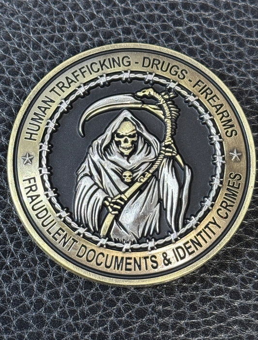 Utah Attorney Generals Office SECURE - Antique Gold/Second Version Challenge Coin