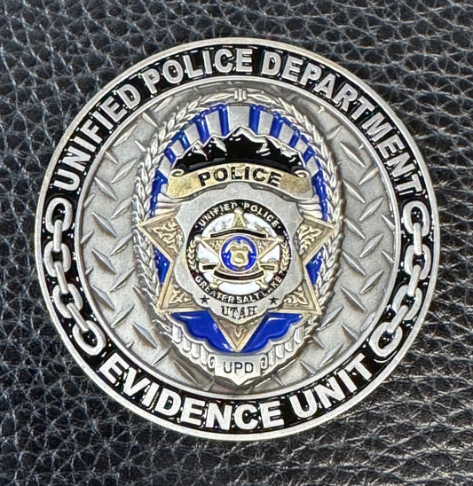 Unified Police Department Evidence Unit Coin