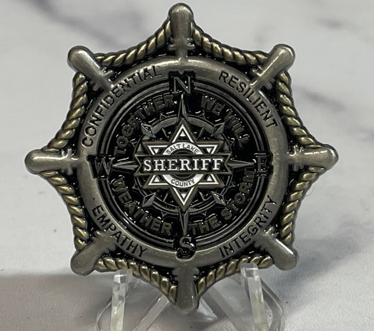 SLCO Sheriff Peer Support Challenge Coin