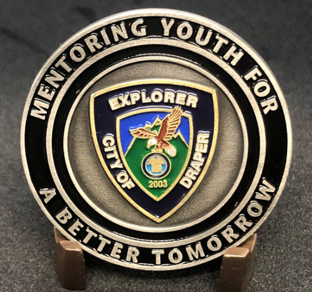 Draper PD Explorer Challenge Coin