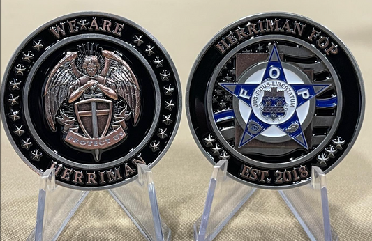 Herriman PD FOP Challenge Coin